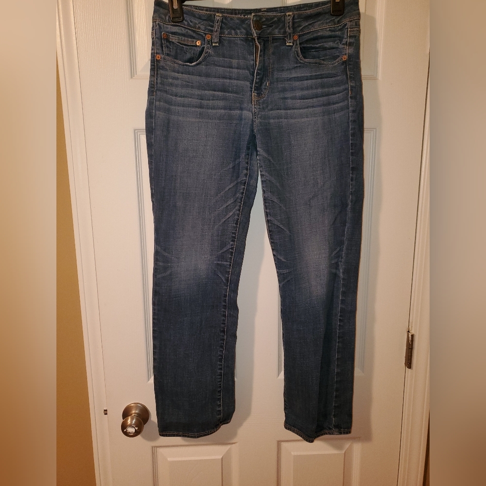 American Eagle straight super stretch Jeans